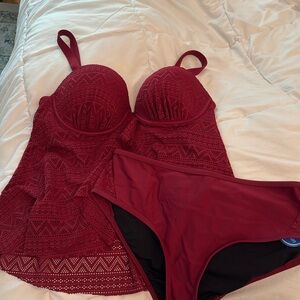 Swimsuit set.